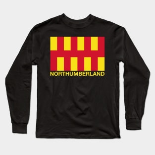 Northumberland County Flag - England Long Sleeve T-Shirt